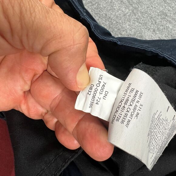 5.11 Tactical Pants Mens XL Extra Large Navy Cargo Ripstop Utility Work Trousers - Picture 10 of 15